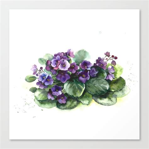 Violet Flower Watercolor at GetDrawings | Free download