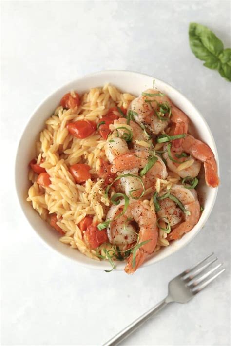 One Pot Shrimp And Orzo With Tomatoes Kathleen S Cravings