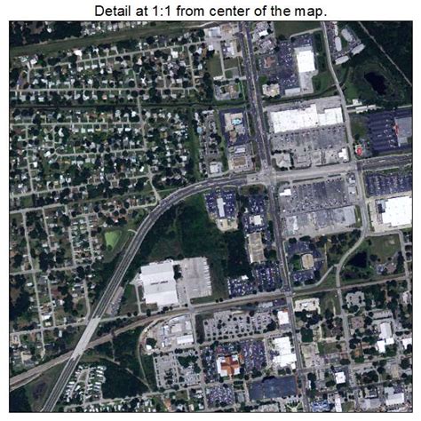 Aerial Photography Map of Bartow, FL Florida