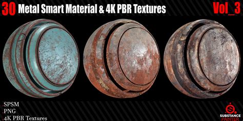 Metal Smart Materials Kpbr Textures Texture Cgtrader