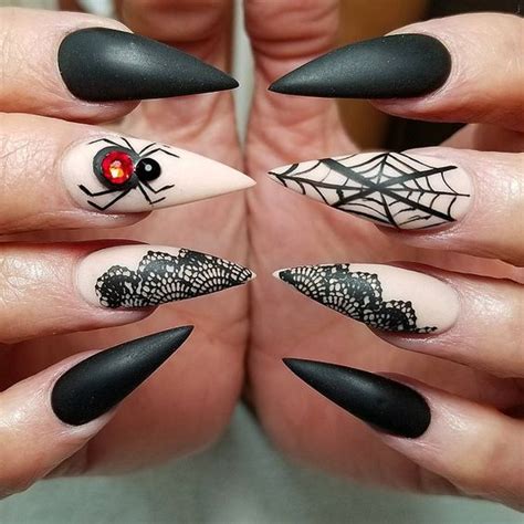 Unique And Creative Halloween Nail Design Acrylic Halloween Nail