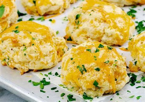 Italian Herb Garlic Cheddar Biscuits From Scratch Savor With Jennifer