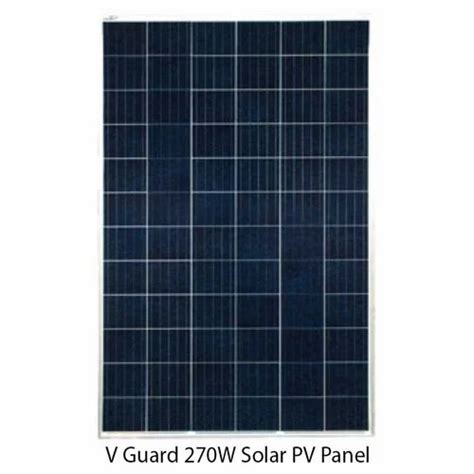 Polycrystalline V Guard 270W Solar PV Panel 24V At Rs 9720 Piece In