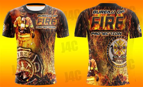 Bureau Of Fire Protection Bfp Full Sublimation Shirt G Lazada Ph