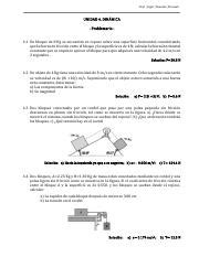 4 Problemario Dinámica pdf Prof Sergio Alvarado Alvarado UNIDAD 4