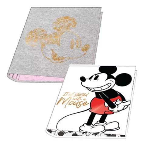 Carpeta Mooving A4 Mickey Mouse Redondo Escolar 2 Ganchos