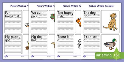 Picture For Sentence Writing Prompts Ela Twinkl Usa