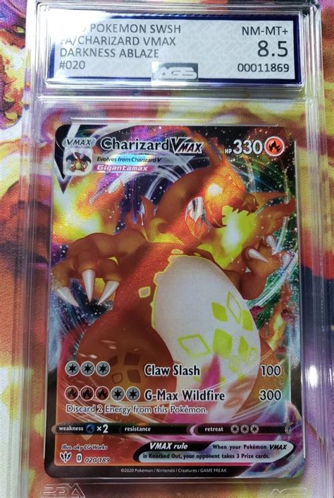 Mavin SWSH Darkness Ablaze Charizard VMAX Full Art 020