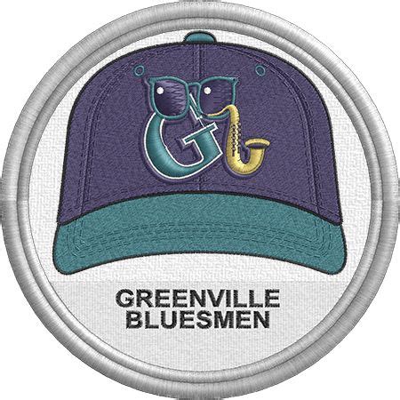 Greenville Bluesmen Baseball Team Logo