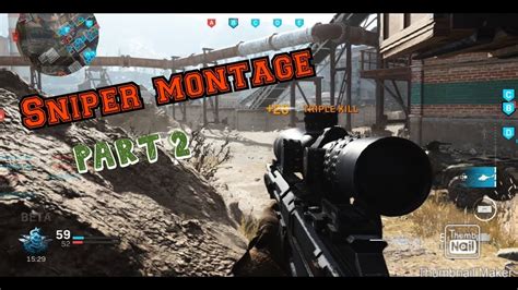 CALL DUTY MODERN WARFARE SNIPER MONTAGE 2 YouTube