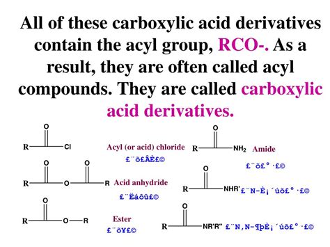 Ppt Chap Carboxylic Acids And Their Derivatives Nucleophilic