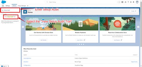 Audit Trail In Salesforce How To Setup And Use Audit Trail