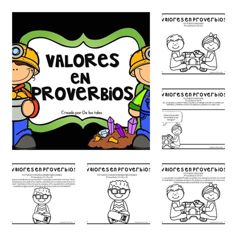 De Los Tales Valores En Proverbios Escuela Dominical Escuela