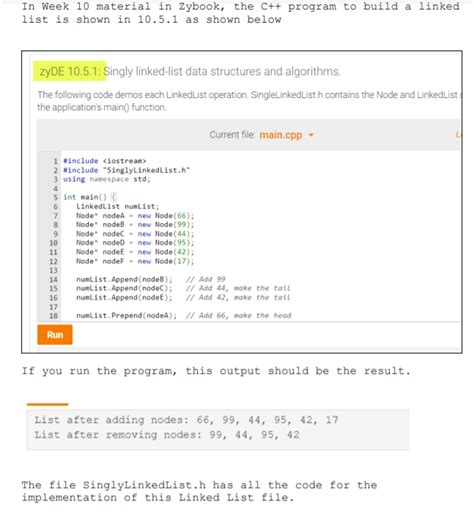 Solved In Week 10 Material In Zybook The C Program To Chegg