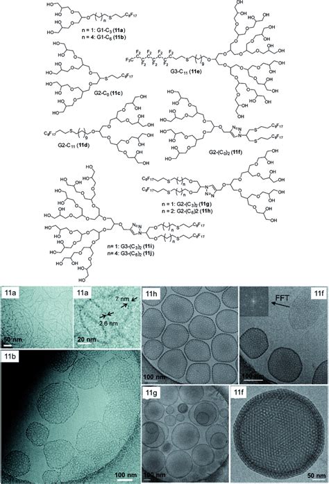 Molecular Structures Of Dendronized Amphiphiles With Fluorinated Chains Download Scientific