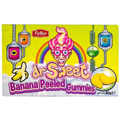 Dr Sweet Banana Peeled Gummies 80g Snackje