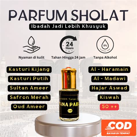 Jual Parfum Sholat Impor Saudi Arabia Murni Asli Tanpa Campuran Alkohol