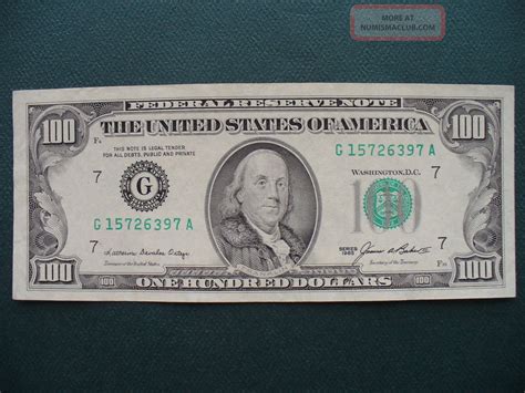 1985 - 100 Dollar - Chicago - Federal Reserve Note