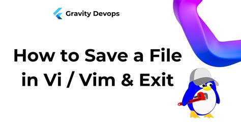 How To Save A File In Vi Vim And Exit Gravitydevops