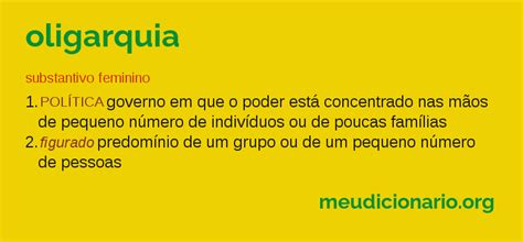 O Que Significa Oligarquia - Definicao De Oligarquia Política | Amazon.com.br