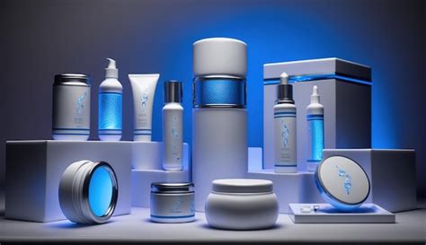 Premium AI Image | A collection of products including a bottle of skin ...