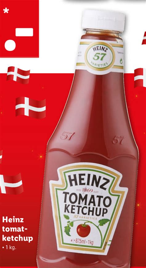 Heinz Tomat Ketchup Kg Tilbud Hos Lidl