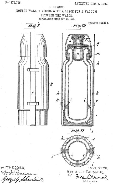 Thermos design, Vacuum flask, Vacuum