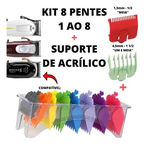 Suporte Em Acrílico E 8 Pentes Pentes De Disfarce 0 5 1 5 MercadoLivre