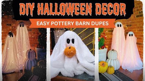 Pottery Barn Halloween Diy Dupes Fall Gus The Ghost With