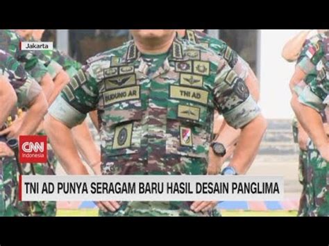 TNI AD Punya Seragam Baru Hasil Desain Panglima YouTube