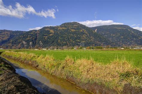 Ditch By The Farm Fields Stock Image Image Of Orange 70002773