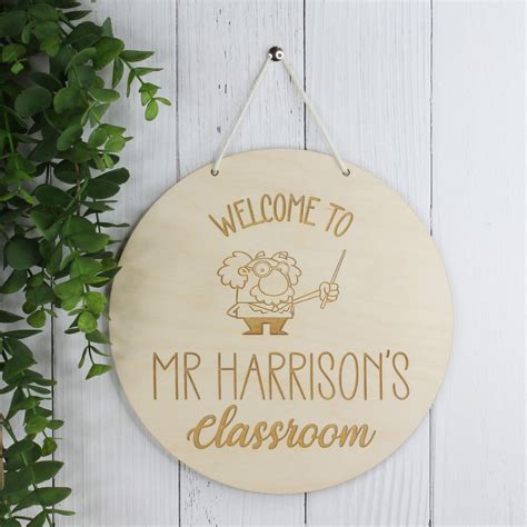 Classroom Welcome Sign - Teacher Gift – Meridian Etch