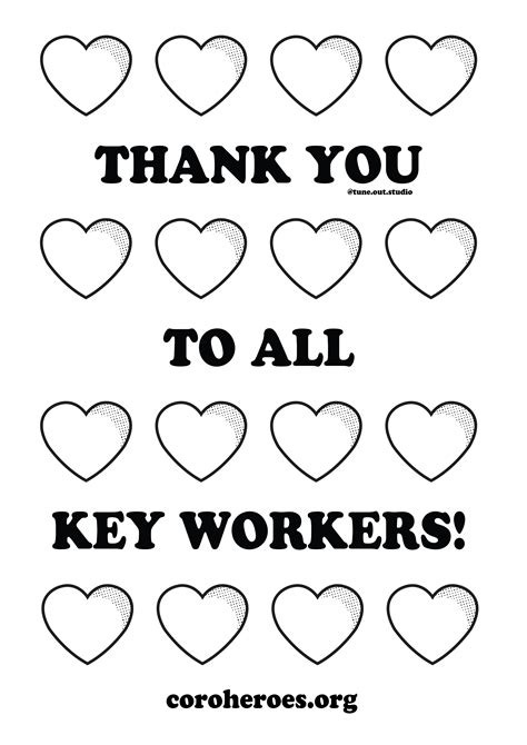 Thank You To All Key Workers Coroheroes