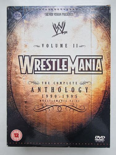 Wwe Wrestlemania Anthology Vol 2 6 11 Box Set Dvd 2006 Hulk Hogan