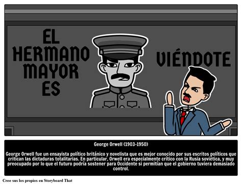 Qui N Fue George Orwell Storyboard Par Es Examples