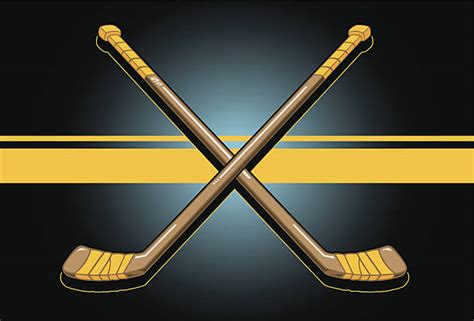 Crossed Hockey Sticks