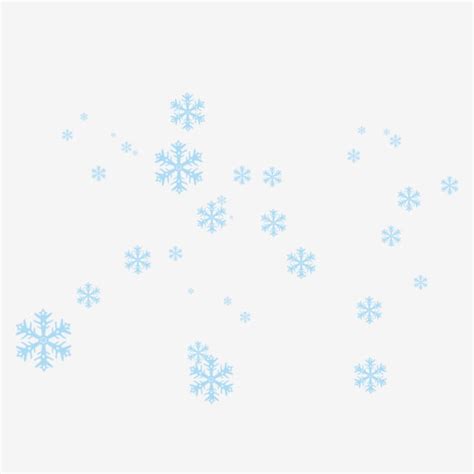 Light Blue Snowflakes Background