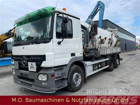 Mercedes Benz Actros 2541 Saug u Spühlwagen Kroll