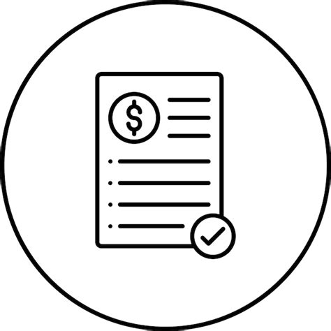 Premium Vector Invoice Icon