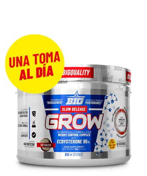 SLOW RELEASE GROW 120 cápsulas BIG Muscleforce Canarias