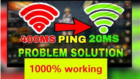 Reduce PUBG Mobile Ping 1000 Working Trick YouTube