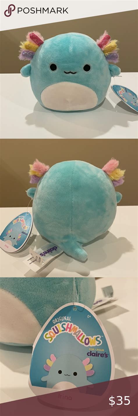 Nwt 5” Irina The Axolotl Squishmallow Baby Mobile Nwt Axolotl