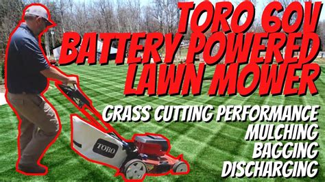 Toro V Flex Force Lawn Mower Cutting Grass Official Full Review