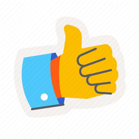 Like, good, hand, gesture, thumb, up, emoji icon - Download on Iconfinder