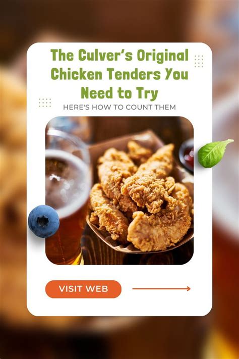 The Culver’s Original Chicken Tenders You Need To Try [2024] | Recipe ...