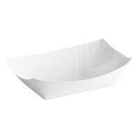 Carnival King White Kraft Paper Food Sleeves For Lb Food Trays