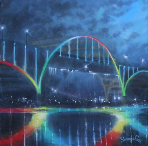 Milwaukee Rainbow Bridge Painting in 2022 | Bridge painting, Fine art ...