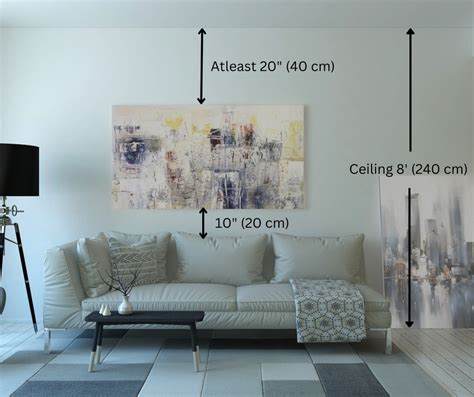 How To Hang Pictures Above A Couch Wallcentric