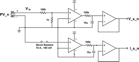 Voltage, current sensor circuit | Download Scientific Diagram