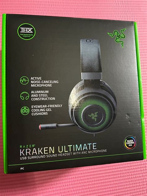 Razer Kraken Ultimate RGB USB THX 7 1 Surround Sound Gaming Headset